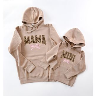 Leopard Mocha Mama and Mini Matching Sweatshirts