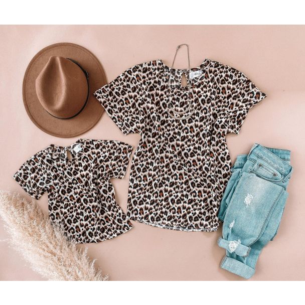 Leona Keyhole Mommy and Me Matching Blouse